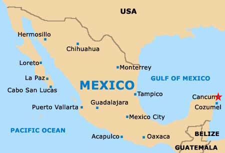 Cancun Map